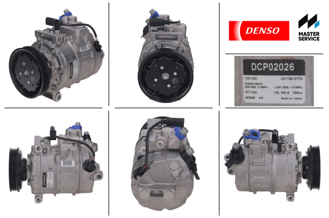 Компресор кондиціонера DCP02026 DENSO