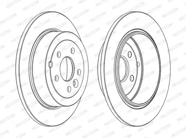 Дискові гальма DDF1578C FERODO