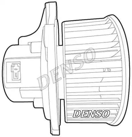 Двигун вентилятора пічки (обігрівача салону) DEA43003 DENSO