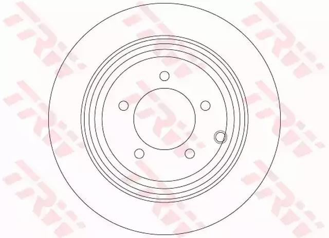 Диск гальмівний задній Додж Caliber SXT
