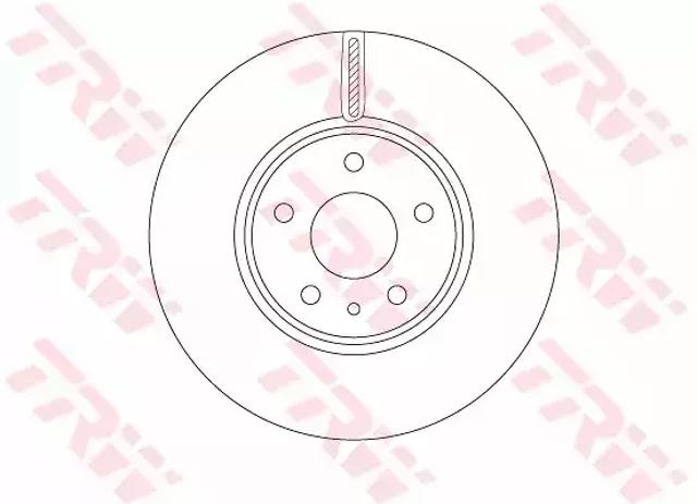 Гальмо дискове переднє DF6811 TRW