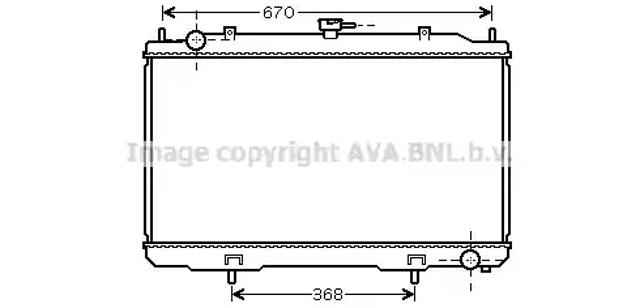 Радіатор основний DN2324 AVA