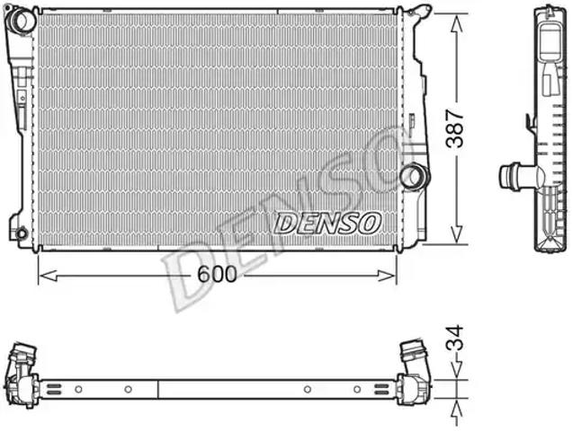 Радіатор основний DRM05006 DENSO