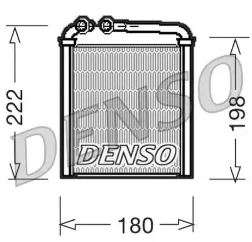 Радіатор обігрівача DRR32005 DENSO