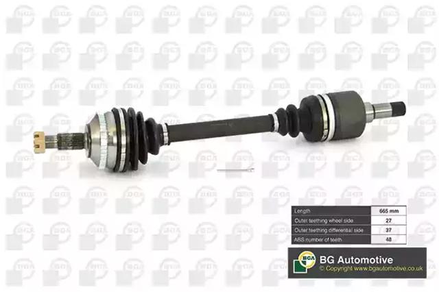 Піввісь передня ліва DS1418L BGA