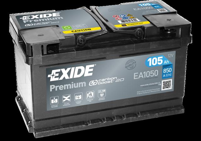 Акумулятор автомобільний EA1050 EXIDE