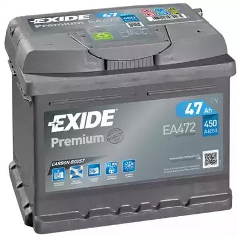 Акумуляторна батарея, АКБ EA472 EXIDE