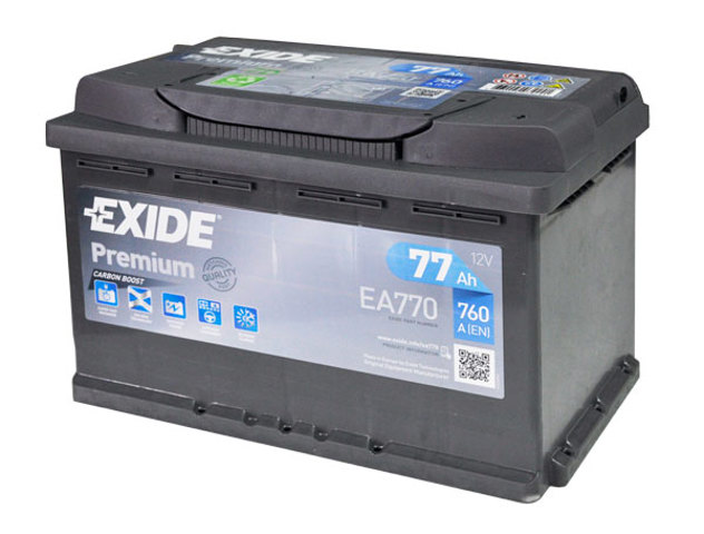 Авто акумулятор EA770 EXIDE