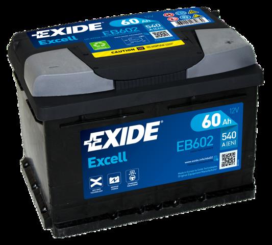 Акумулятор автомобільний EB602 EXIDE