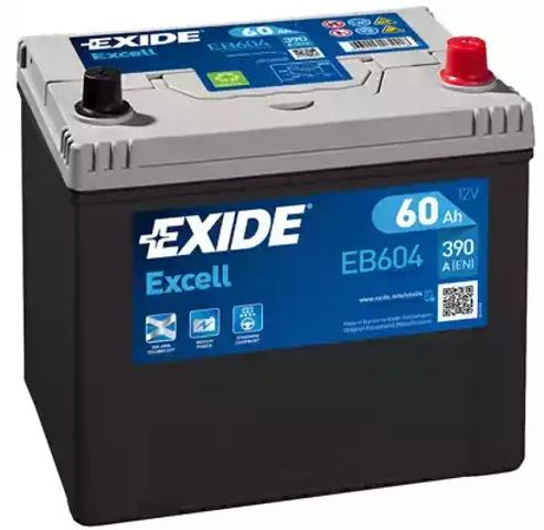 Автомобільна батарея EB604 EXIDE