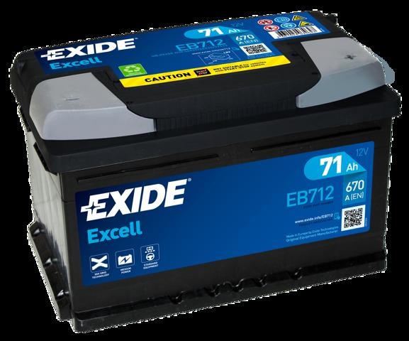 Акумулятор автомобільний EB712 EXIDE