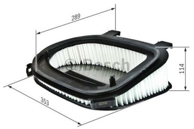 Повітряний фільтр двигуна F026400366 BOSCH