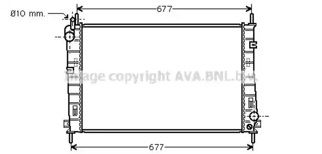 Радіатор охолодження FDA2335 AVA