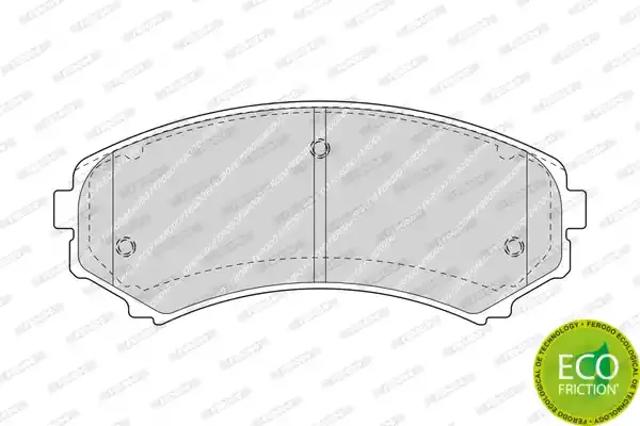 Передні гальмівні колодки FDB1603 FERODO