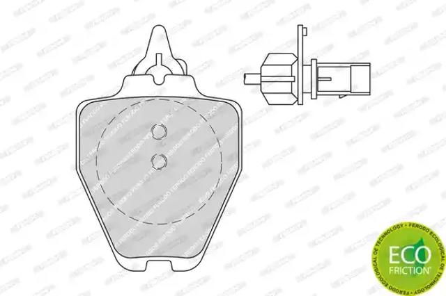 Колодки передні FDB1709 FERODO