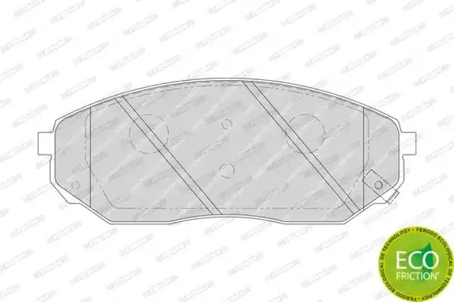 Передні гальмівні колодки FDB1735 FERODO