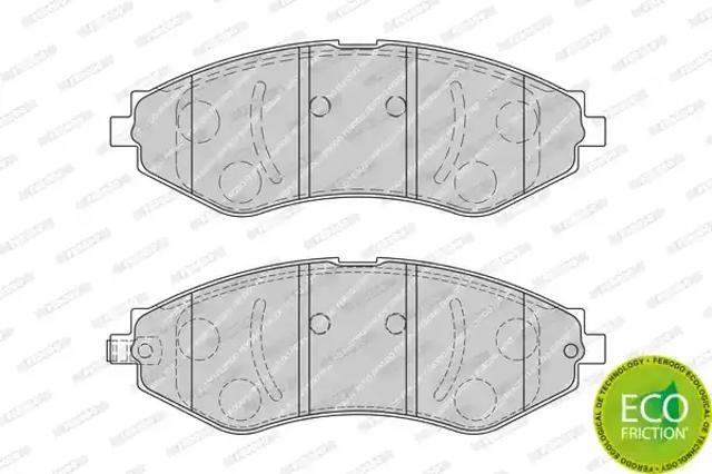 Передні гальмівні колодки FDB1905 FERODO