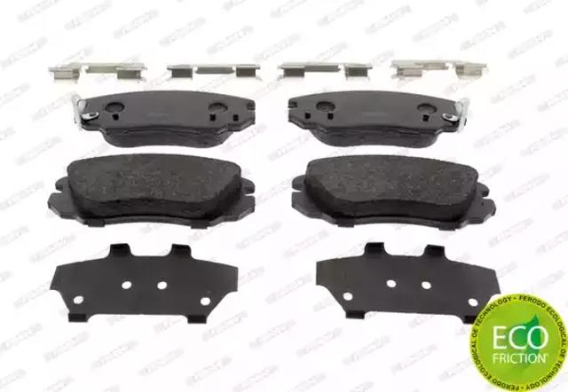 Колодки передні FDB4207 FERODO