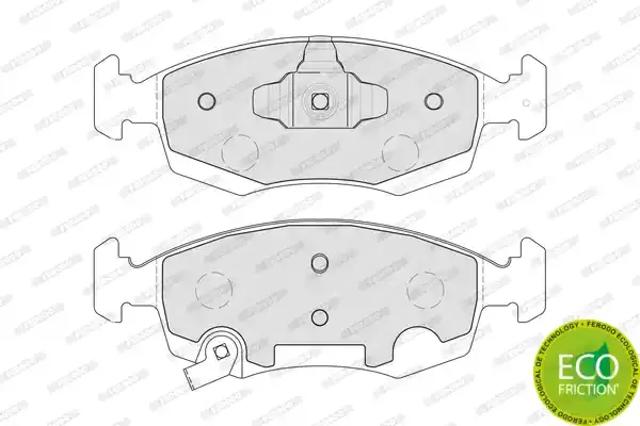 Колодки передні FDB4400 FERODO