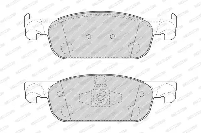 Гальмівні колодки FDB4907 FERODO