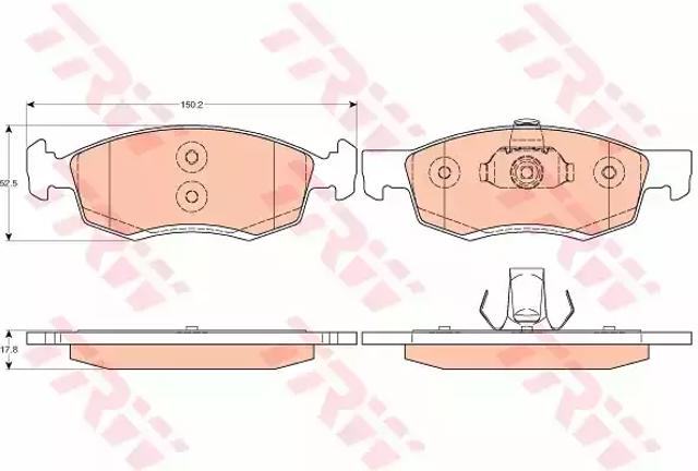 Дискові гальма GDB1749 TRW