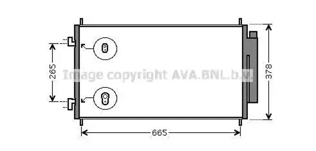 Конденсатор системи охолодження системи HD5214D AVA