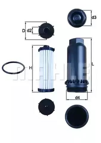 Масло в коробку автомат HX151KIT MAHLE