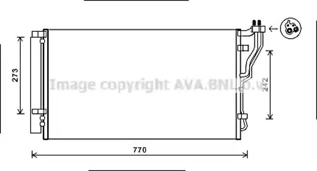 Конденсер HYA5246D AVA