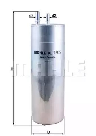 Фільтр палива KL2295 MAHLE