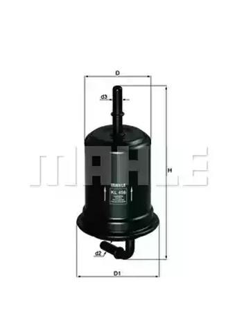 Фільтр палива KL456 MAHLE