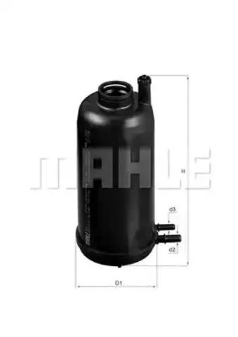 Фільтр тонкого очищення палива KL707D MAHLE