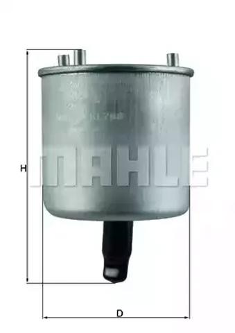 Фільтр тонкого очищення палива KL788 MAHLE