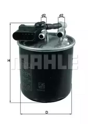 Фільтр тонкого очищення палива KL913 MAHLE