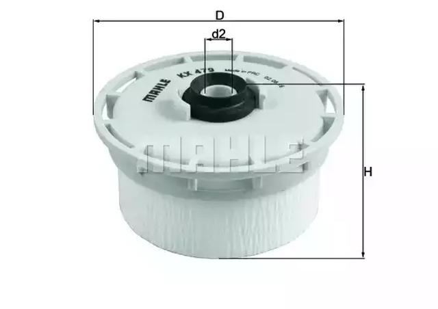 Фільтр паливний KX479D MAHLE