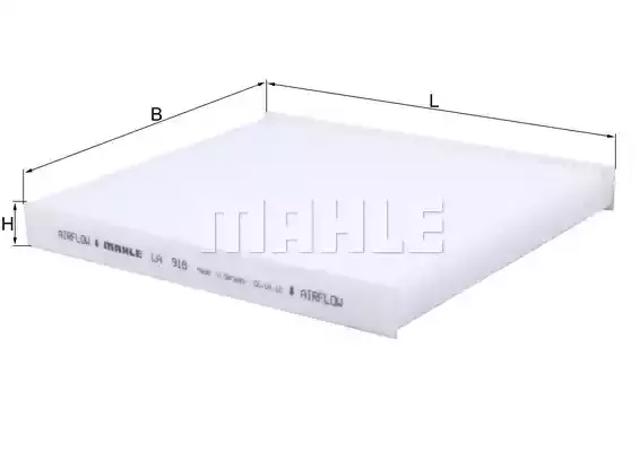 Фільтр повітряний обігрівача LA918 MAHLE