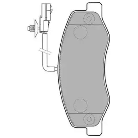 Задні колодки LP2192 DELPHI