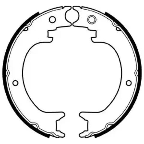 Гальмівні колодки ручника LS2082 DELPHI