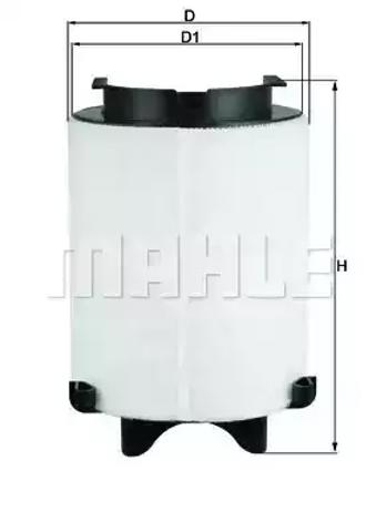 Автомобільний фільтр повітря LX15661 MAHLE