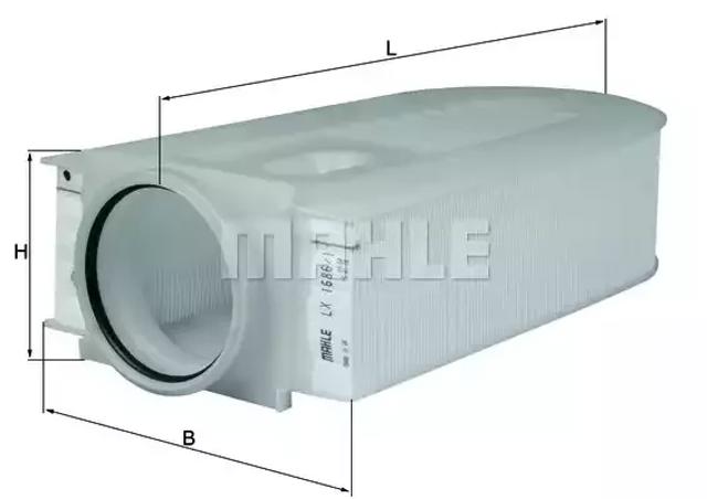Повітряний фільтр двигуна LX16861 MAHLE