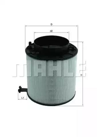 Система автоматичного очищення повітряного фільтра LX2091D MAHLE