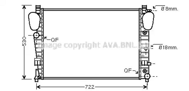 Система охолодження двигуна MSA2309 AVA