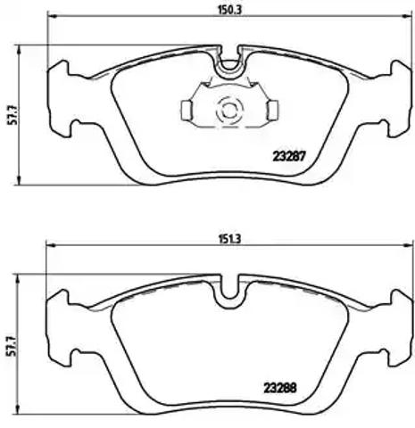 Тормозні колодки P06024 BREMBO