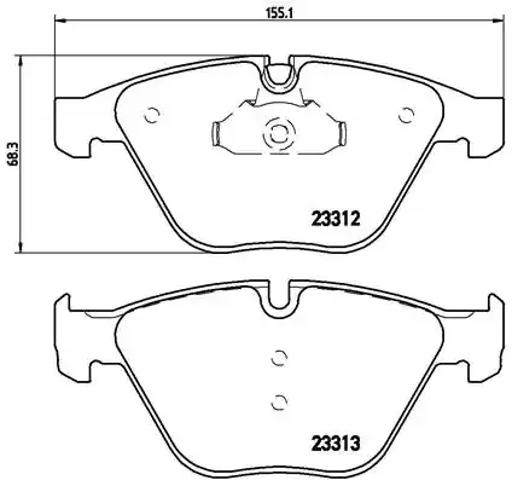 Дискові гальма P06054 BREMBO