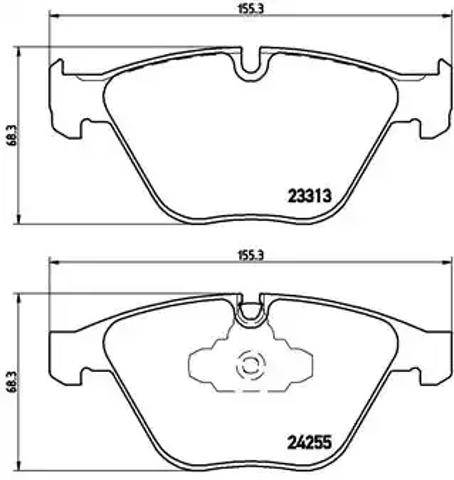 Гальмівні колодки P06055 BREMBO