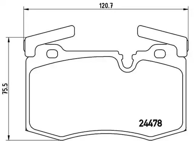 Передні гальмівні колодки P06068 BREMBO