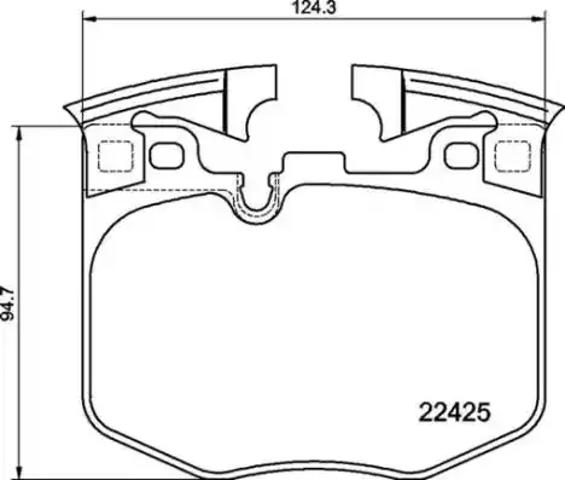 Тормозні колодки P06099 BREMBO