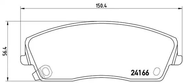 Гальмівні колодки P11019 BREMBO