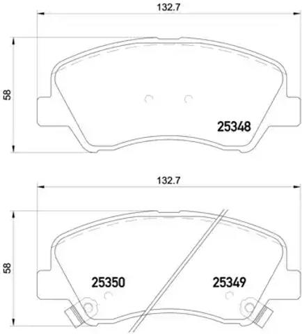Дискові гальма P18025 BREMBO