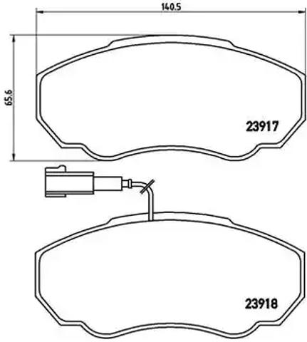 Дискові гальма P23091 BREMBO