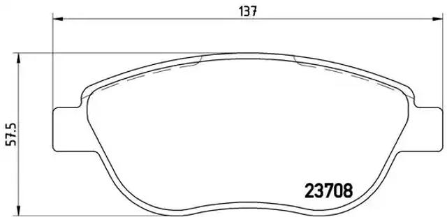 Дискові гальма P23119 BREMBO